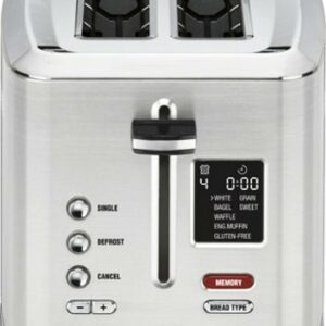 Cuisinart - 2-Slice Digital Toaster with MemorySet Feature - Stainless Steel