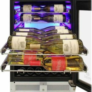 Vinotemp - 41-Bottle Wine Cooler - White