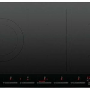 Fisher & Paykel - 36 Inch 5 Zone Induction Cooktop with SmartZone - Black