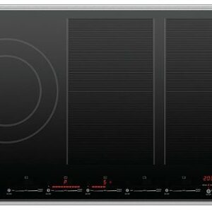 Fisher & Paykel - 36 Inch 5 Zone Induction Cooktop with SmartZone - Black