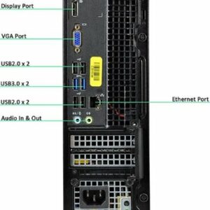 Dell - Refurbished OptiPlex 3020-SFF Desktop - Intel Core i5-4570 - 8GB Memory - 240GB SSD - Black