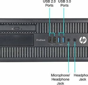 HP - Refurbished ProDesk Desktop - Intel Core i5 - 16GB Memory - 250GB SSD - Black