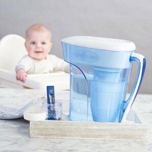 ZeroWater - 10 Cup Ready-Pour Filtration Pitcher - blue