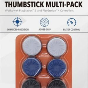 Insignia™ - Precision Thumbstick Multi-pack for PlayStation 5 and PlayStation 4 Controllers - Multi Color