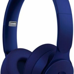 Beats - Geek Squad Certified Refurbished Solo Pro More Matte Collection Wireless Noise Cancelling On-Ear Headphones - Dark Blue