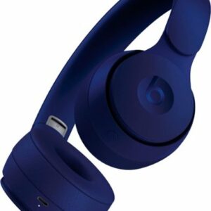 Beats - Geek Squad Certified Refurbished Solo Pro More Matte Collection Wireless Noise Cancelling On-Ear Headphones - Dark Blue