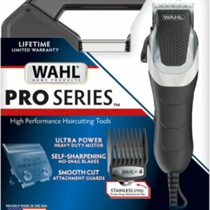 Wahl - Pro Series High Performance Ultra Power Heavy Duty Corded Haircutting Kit for No-Snag Hair Cuts - 79775 - Black