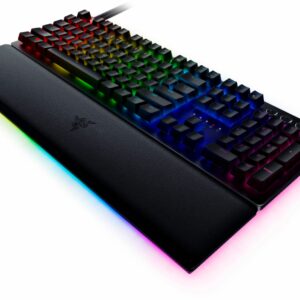 Razer - Huntsman V2 Analog Full Size Wired Opto-Mechanical Gaming Keyboard with Chroma RGB Backlighting - Black