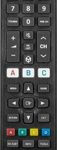 Insignia™ - Replacement Remote for Samsung TVs - Black