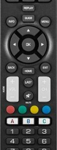 Insignia™ - Replacement Remote for Insignia and Dynex TVs - Black