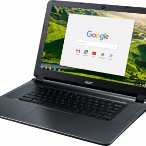 Acer - Geek Squad Certified Refurbished 15.6" Chromebook - Intel Atom x5 - 4GB Memory - 16GB eMMC Flash Memory - Granite Gray