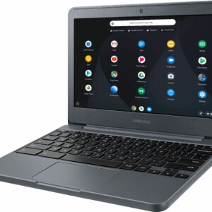 Samsung - Geek Squad Certified Refurbished 11.6" Chromebook - Intel Atom x5 - 4GB Memory - 32GB eMMC Flash Memory - Night Charcoal