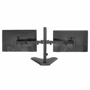 Mount-It! - Dual Monitor Desk Stand - Black