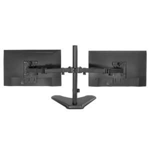 Mount-It! - Dual Monitor Desk Stand - Black