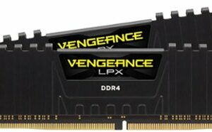 CORSAIR - VENGEANCE LPX CMK32GX4M2E3200C16 32GB (2PK X 16GB) 3200MHz DDR4 C16 DIMM Desktop Memory - Black