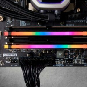 CORSAIR - VENGEANCE PRO CMW32GX4M2E3200C16 RGB 32 GB (2PK X 16GB) 3200MHz DDR4 C16 DIMM Desktop Memory - Black