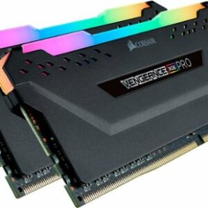 CORSAIR - VENGEANCE PRO CMW32GX4M2E3200C16 RGB 32 GB (2PK X 16GB) 3200MHz DDR4 C16 DIMM Desktop Memory - Black