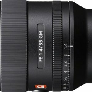 Sony - Alpha FE 35mm F1.4 GM Full Frame Large Aperture Wide Angle G Master E mount Lens - Black