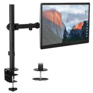 Mount-It! - Single Computer Monitor Mount - Black