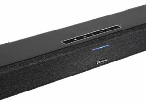 Denon - Home Sound Bar 550 with 3D Audio, Dolby Atmos & DTS:X, Built-in HEOS & Alexa - Black