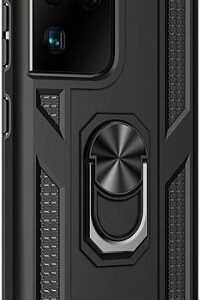 SaharaCase - Military Kickstand Series Case for Samsung Galaxy S21 Ultra 5G - Black