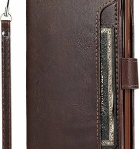 SaharaCase - Folio Wallet Case for Samsung Galaxy S21+ 5G - Brown