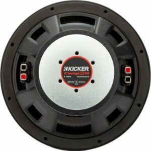 KICKER - CompR 10" Dual-Voice-Coil 2-Ohm Subwoofer - Black