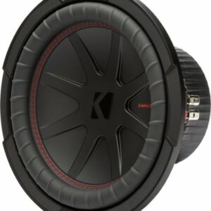 KICKER - CompR 10" Dual-Voice-Coil 2-Ohm Subwoofer - Black