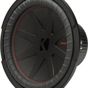 KICKER - CompR 12" Dual-Voice-Coil 2-Ohm Subwoofer - Black