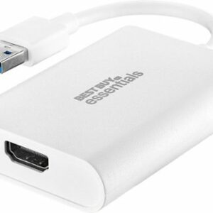 Best Buy essentials™ - USB to HDMI Adapter - White