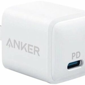 Anker - PowerPort PD Nano 20W USB-C Wall Charger with 6-ft USB-C to Lightning Cable for iPhone - White