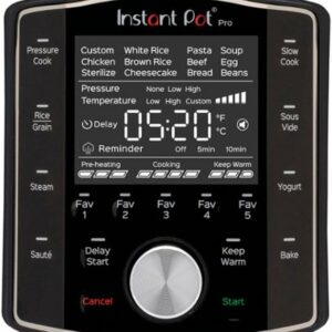 Instant Pot - 6qt Pro Electric Pressure Cooker - Black