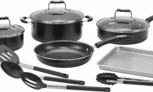 Cuisinart - Complete Chef 22-Piece Cookware Set - Silver