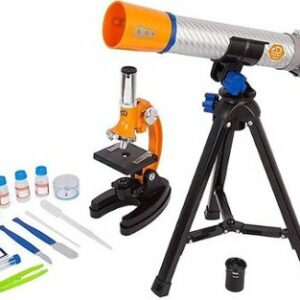 Discovery - 40mm Refractor Telescope with Microscope Combo Set