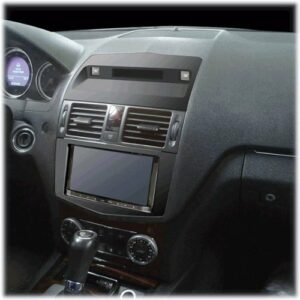 Metra - Dash Kit for Select 2008-2011 Mercedes-Benz C DIN DDIN - Matte Black