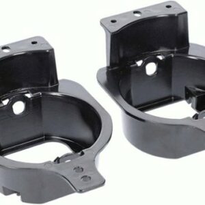 Metra - Fog Light Brackets for Select Jeep Wrangler Vehicles (Pair) - Black