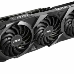 MSI - NVIDIA GeForce RTX 3060 Ventus 3X 12G OC - 12GB GDDR6 - PCI Express 4.0 - Graphics Card - Black