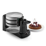 Cuisinart - Double Flip Belgian Waffle Maker - Stainless Steel & Black