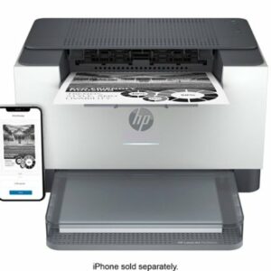 HP - LaserJet M209dw Wireless Black-and-White Laser Printer - White & Slate