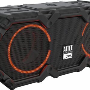 Altec Lansing - LifeJacket Jolt Portable Bluetooth Speaker with Lights - Black