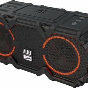 Altec Lansing - LifeJacket Jolt Portable Bluetooth Speaker with Lights - Black