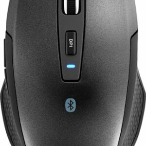 Best Buy essentials™ - Lightweight Bluetooth Optical Standard Ambidextrous Mouse with 6-Button - Black