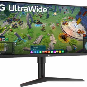 LG - Geek Squad Certified Refurbished 34" IPS LED UltraWide FreeSync Monitor with HDR - Black