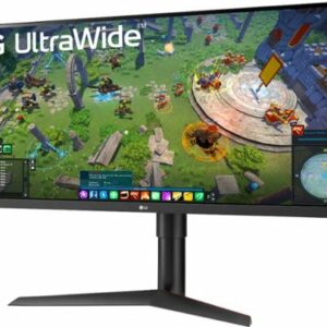 LG - Geek Squad Certified Refurbished 34" IPS LED UltraWide FreeSync Monitor with HDR - Black