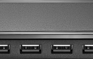 Best Buy essentials™ - 4-Port USB 2.0 Hub - Black