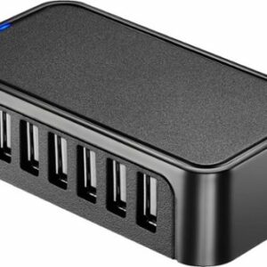 Best Buy essentials™ - 7-Port USB 2.0 Hub - Black