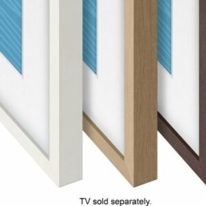 Samsung - 43” The Frame Customizable Bezel - Modern Teak