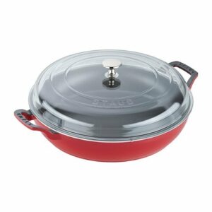 Staub - Cast Iron 3.5-qt Braiser with Glass Lid