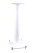 KEF - GFS-124 Single Post Stands (pair) - WHITE