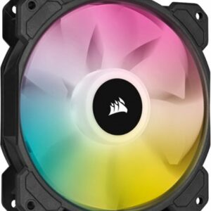 CORSAIR - iCUE SP120 RGB ELITE Performance 120mm PWM Triple Fan Kit with iCUE Lighting Node CORE - Black